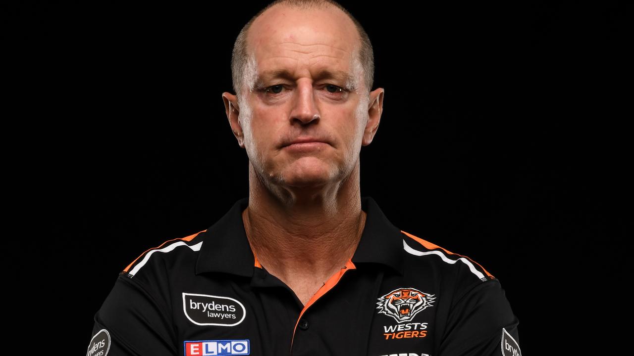2022 Wests Tigers headshots - Michael Maguire coach NRL PHOTS