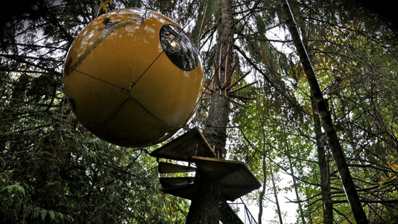 <h2>2. Free Spirit Spheres, British Columbia</h2><p>The three spherical treehouses at <a href="https://freespiritspheres.com/" target="_blank" rel="noopener">Free Spirit</a> appear to have slipped from the pages of a fairytale &ndash; they&rsquo;re that magical. Located just north of Nanaimo on the east coast of Vancouver Island, the Luna, Melody and Eryn spheres look like floating forest marbles. Each is accessed via wooden boardwalks, which take you high into the leafy canopy of maples and cedars. There are living and sleeping areas, and circular windows offering glimpses of surrounding lakes and meadows &ndash; you can warm up in the shared sauna after an invigorating hike. Expect to disconnect from all your devices while here; there&rsquo;s no phone or wi-fi, but instead a host of diversions in the great outdoors.<span>&nbsp;</span></p>