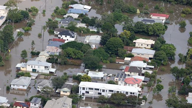 Flooding in Rocklea in February. Picture: Liam Kidston