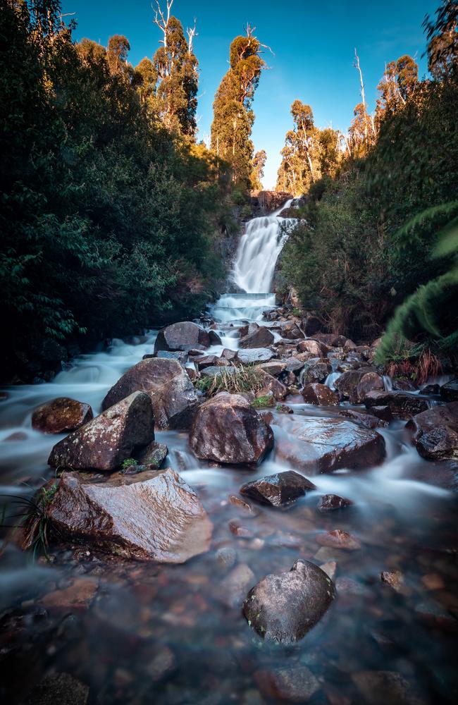 Steavenson Falls in Marysville. Picture: Jake Nowakowski