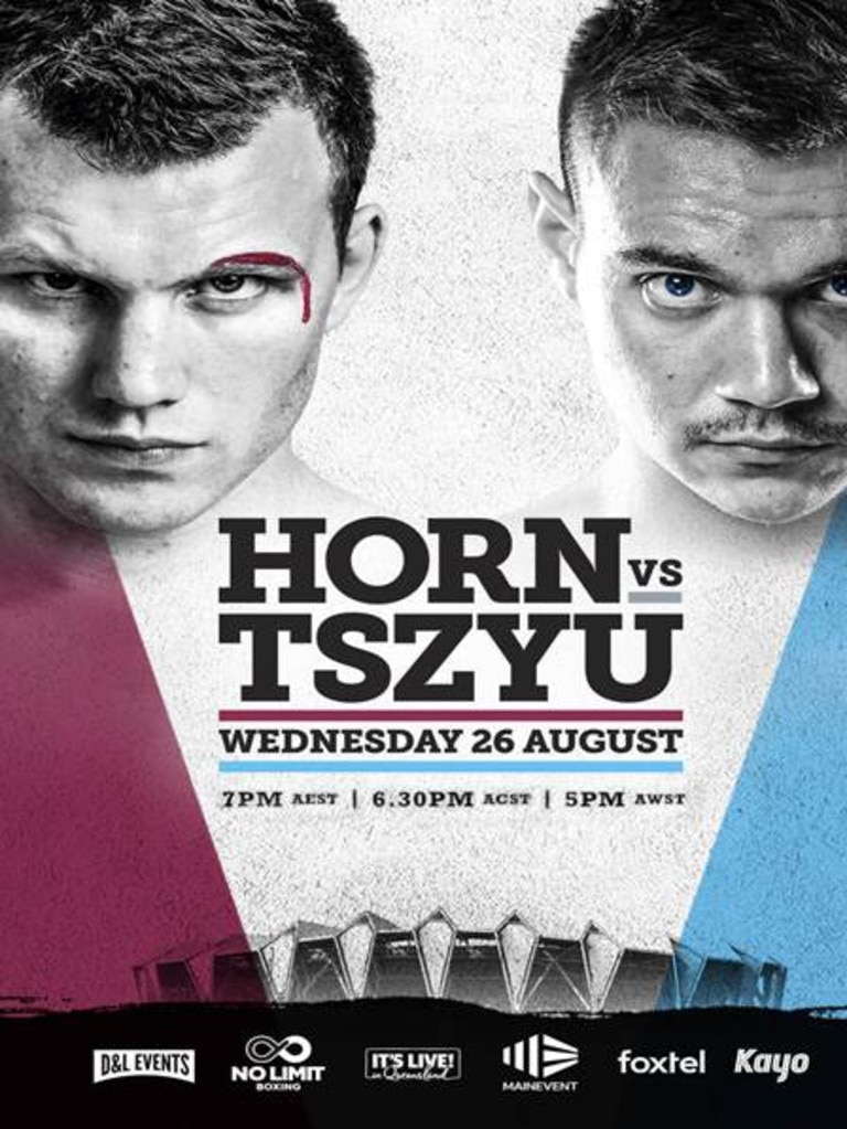 Horn-Tszyu poster for Rumble on the Reef.