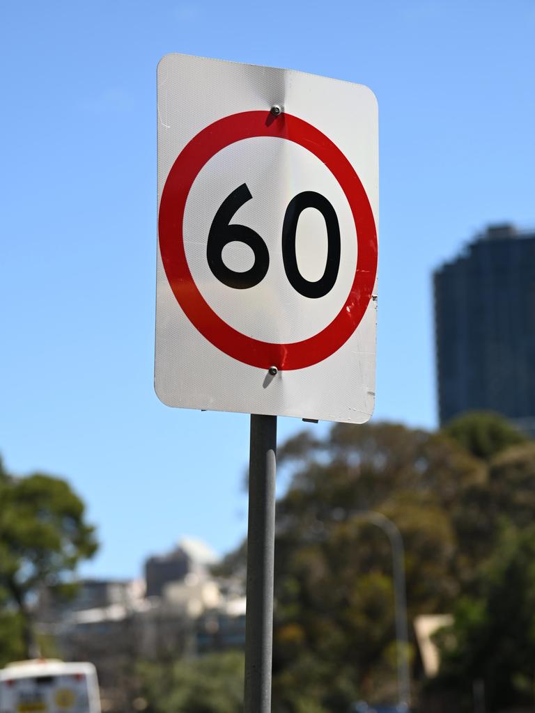 ‘The speed limit is a limit here, not a suggestion.’ Picture: NCA NewsWire/Naomi Jellicoe