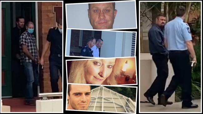 Steven Best and Stephen Halpin (left), Phillip Doonan (right), and (middle from top) Mark Hanson, Kenneth Hampton, Jodie Knowles and Andrew Donney were among the people to plead guilty to charges in Gympie District Court at the latest sitting.