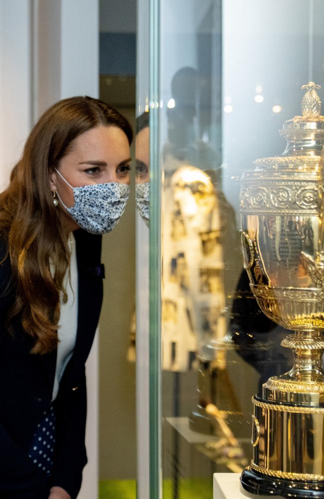 Kate Middleton attended Wimbledon prior to her possible exposure to Covid. Picture: AELTC/Thomas Lovelock - Pool/Getty Images