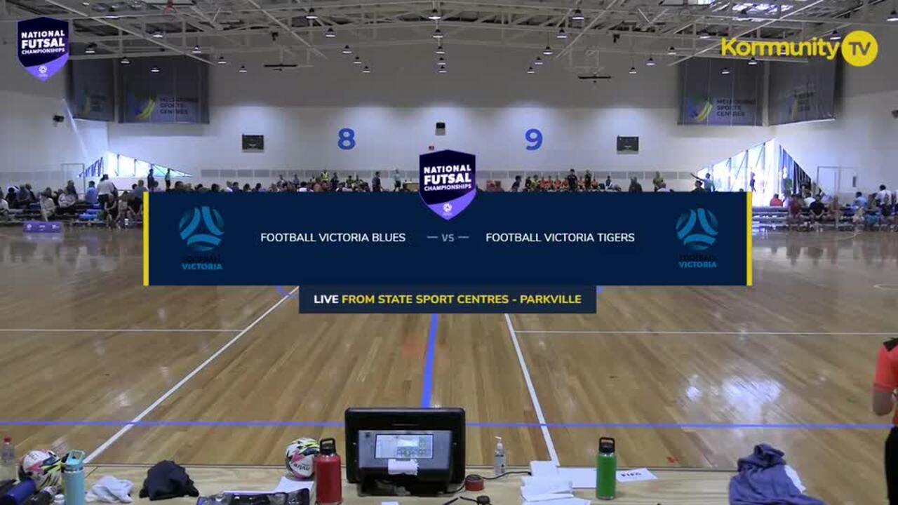 Replay: Football Victoria Blues v Football Victoria Tigers (Open Men SF)—2025 National Futsal Championships Day 4