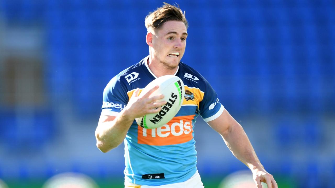 Gold Coast Titans AJ Brimson pictured during the 2021 competition. CREDIT NRL photos