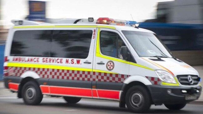 Four ambulance crews were sent to Boyne Pl, Killarney Heights, after initial reports the tiler may have severed an artery in his arm. File picture: News Corp