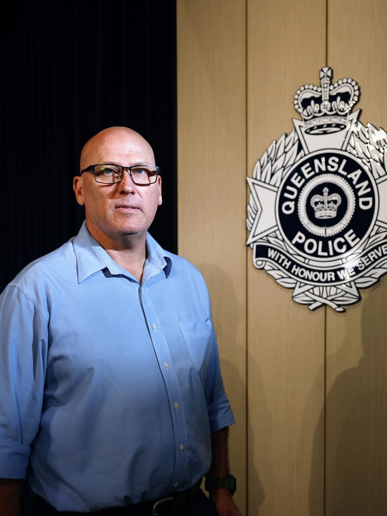 Detective Inspector Jason Chetham at the Cairns Police station. Picture: Brendan Radke