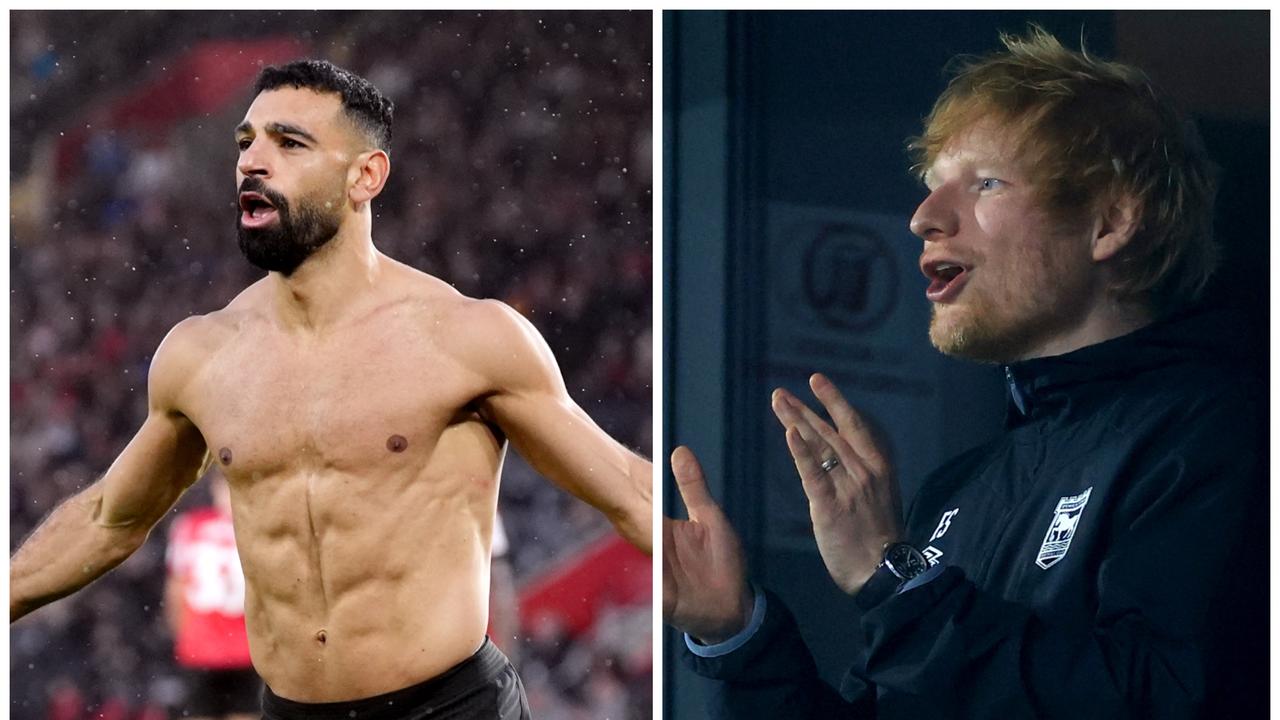 Mohammed Salah scored twice to get Liverpool the win against cellar dwellers Southampton, while Ed Sheeran loved every minute of his Ipswich Town's 1-1 draw with Manchester United.