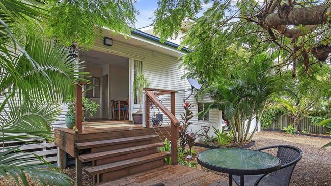 This retro-inspired house at 71A Shields St, Redcliffe is listed for offers over $569,000