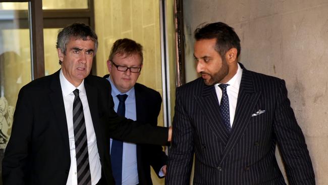 James Pickup, left, QC, defence counsel for the terror teen. Picture: Ella Pellegrini