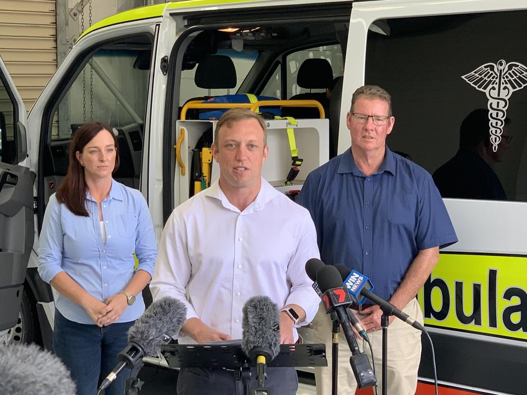 ELECTION PLEDGE: Deputy Premier and Minister for Health Steven Miles and Labor candidates for Keppel Brittany Lauga and Rockhampton Barry O'Rourke have promised $5.5 million to build a brand new and expanded North Rockhampton Ambulance Station if re-elected.