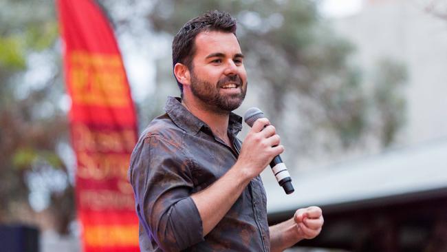 Member for Namatjira Chansey Paech has called for the CDP program to be scrapped. Pictured at the Desert Song Festival in Alice Springs. Photo: EMMA MURRAY