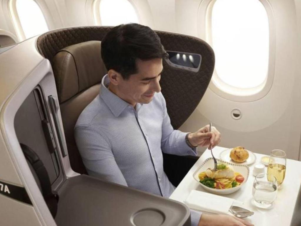 This sure beats the regular old tray table. Picture: Singapore Airlines