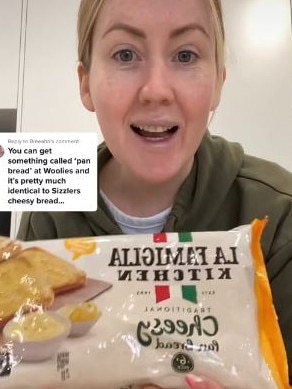 The woman was asked to try the bread from another TikTok user. Picture: TikTok/Dannii Rodgers