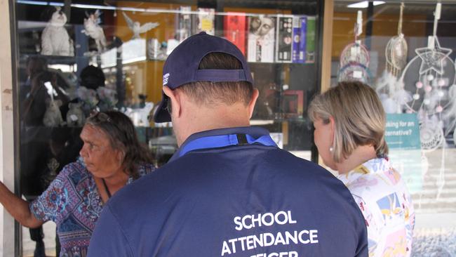 Three School Attendance Officers have been deployed to the Katherine High School to help end the schoolyard bashings. Picture: Gera Kazakov