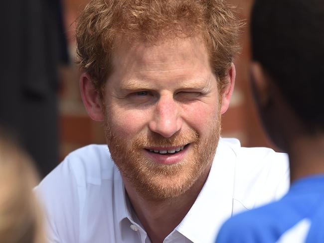 LEEDS, ENGLAND - JULY 6: Britain's Prince Harry meets schoolchildren during his visit to the Headingley Carnegie Stadium on the first day of his two-day visit to the city on July 6, 2017 in Leeds, England. (Photo by Paul Ellis - WPA Pool/Getty Images)