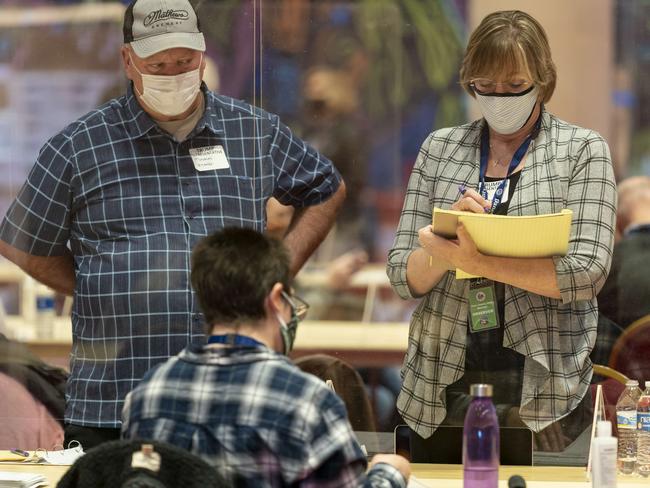 The recount in Wisconsin was requested by the Trump campaign at a cost of $A4 million. Picture: Getty Images/AFP