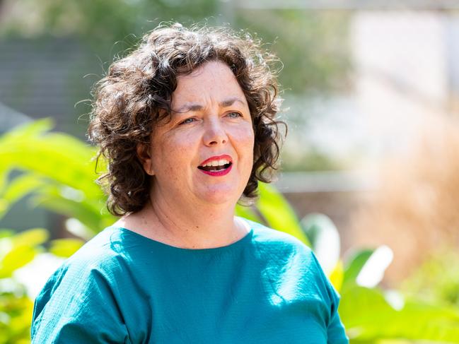 Member for Braitling Dale Wakefield discusses the 'worker and wellbeing fund' with media on Tuesday 21 April 2020. Photo: EMMA MURRAY