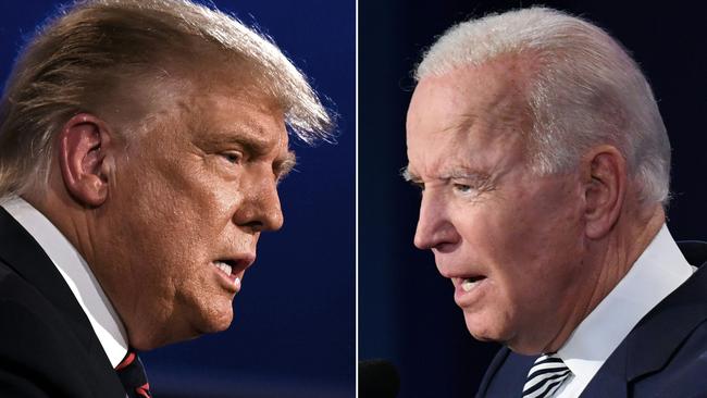 US political analysts say the first presidential debate was the worst in history. Picture: JIM WATSON and SAUL LOEB / AFP.