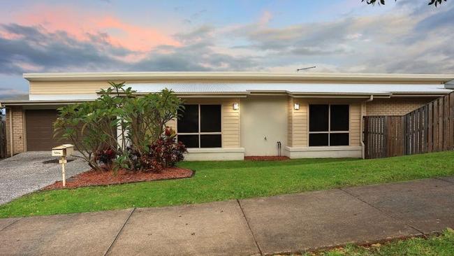 This four-bedroom house at 2 Hasemann Crescent, Upper Coomera, is advertised for rent for $800 a week.