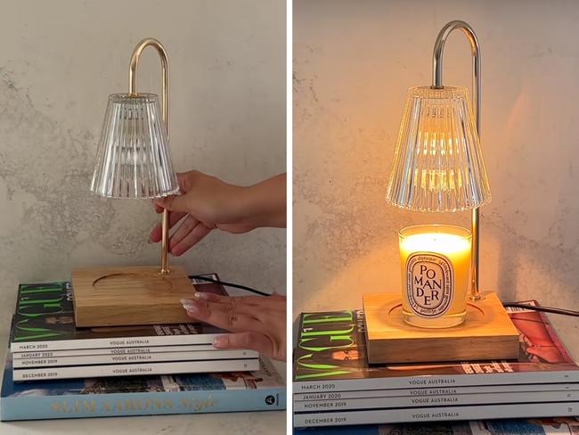 We can bet the lucky lady in your life doesn't have this popular candle warmer lamp (yet!). Picture: TikTok/@alirosegray