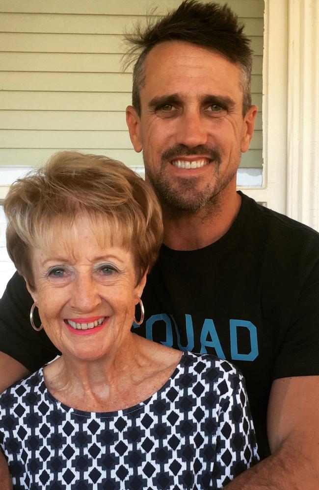 Lee Carseldine is still grieving the loss of his mum, Beth. Picture: Supplied