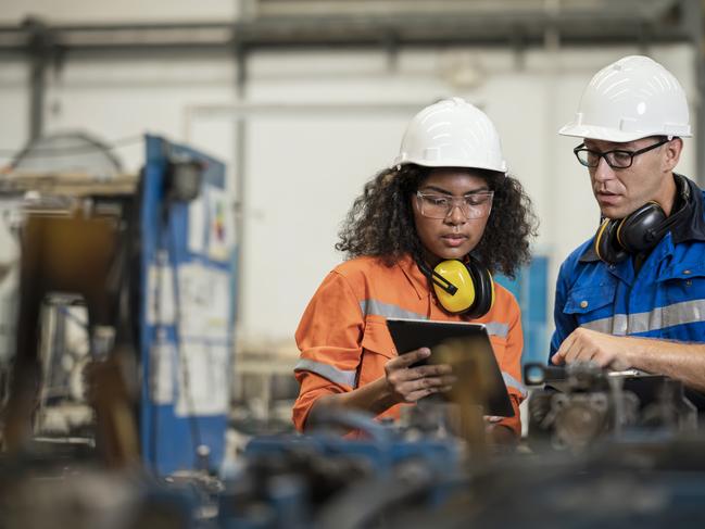 Generic jobs, manufacturing, trades Picture: Getty Images