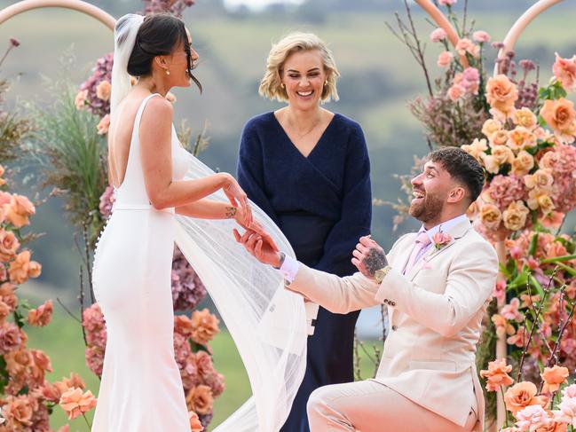 Married at First sight Australia 2025 - episodics ,  The wedding of Sierah and Billy was in the picturesque South Coast at Greyleigh.