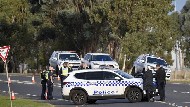 The victim was found with ‘multiple gunshot wounds’ in Melton. Picture: Andrew Henshaw