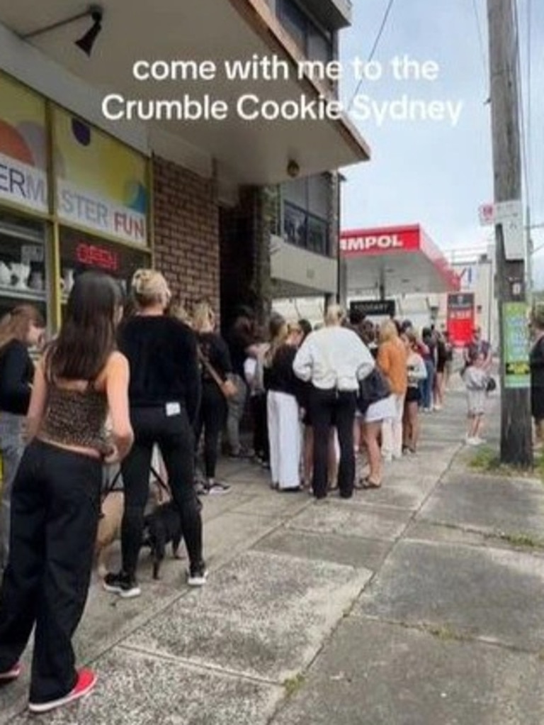 The importers say they bought $6000 worth of Crumbl cookies from the US. Picture: TikTok