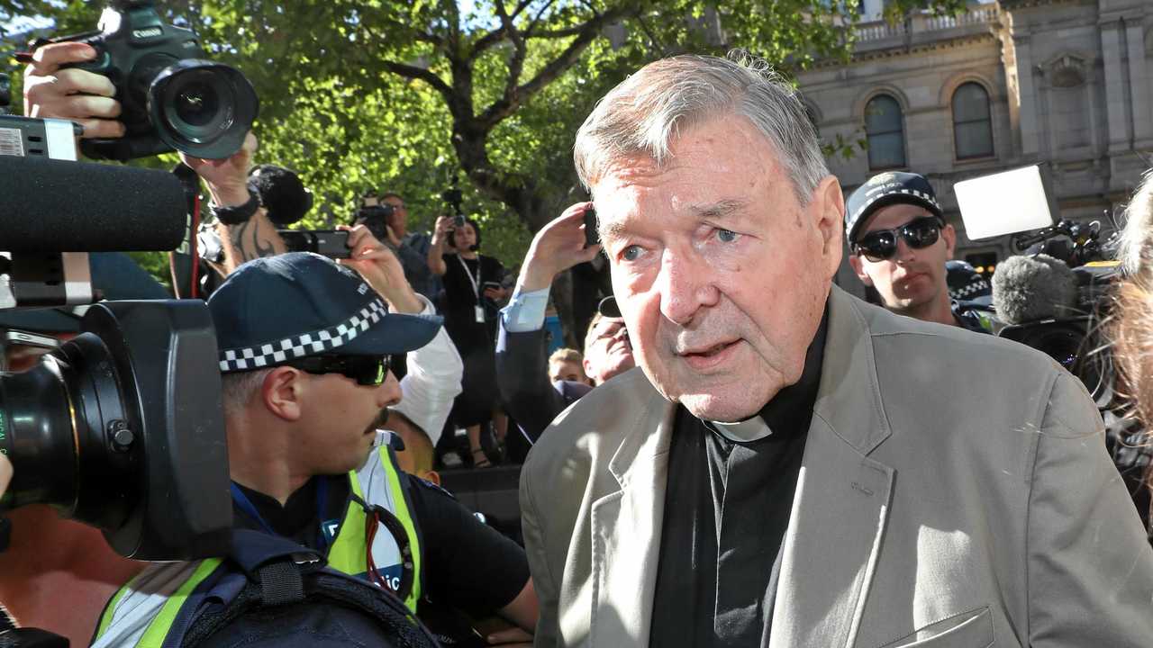 FOUND GUILTY: Cardinal George Pell. Picture: DAVID CROSLING