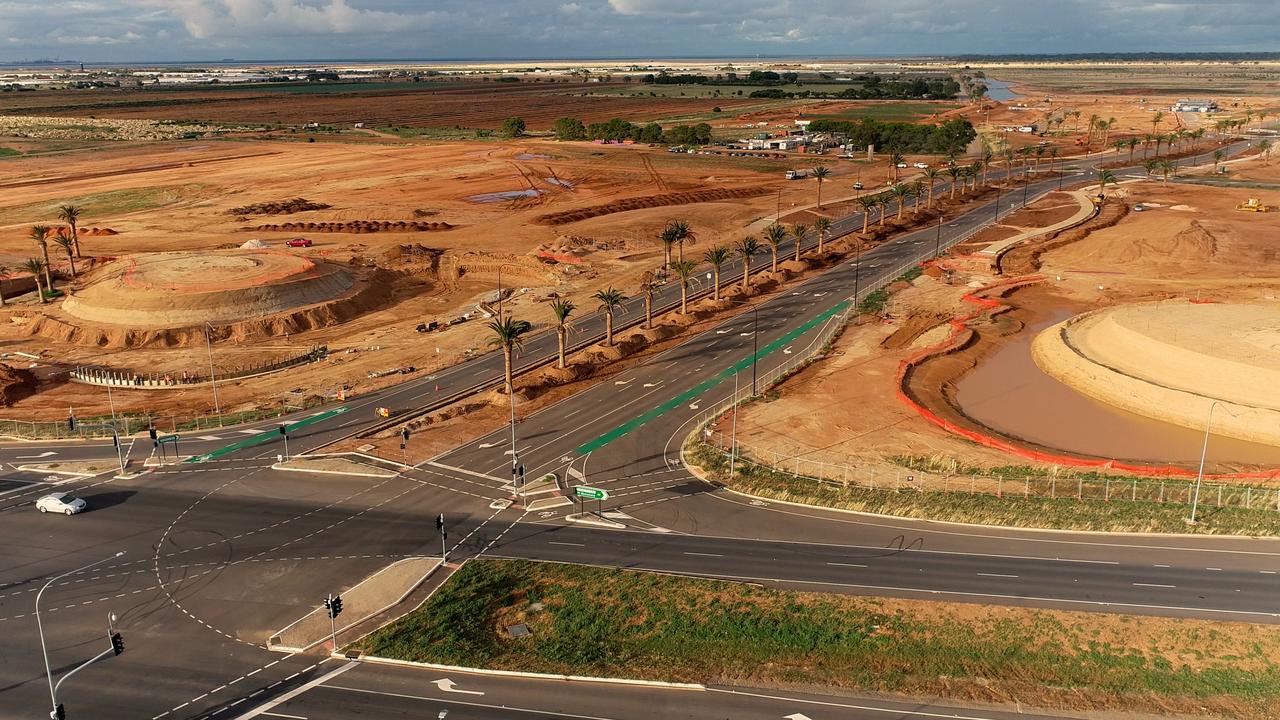 Riverlea during the early stages of construction last year. Picture: Walker Corporation