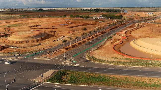 Riverlea during the early stages of construction last year. Picture: Walker Corporation