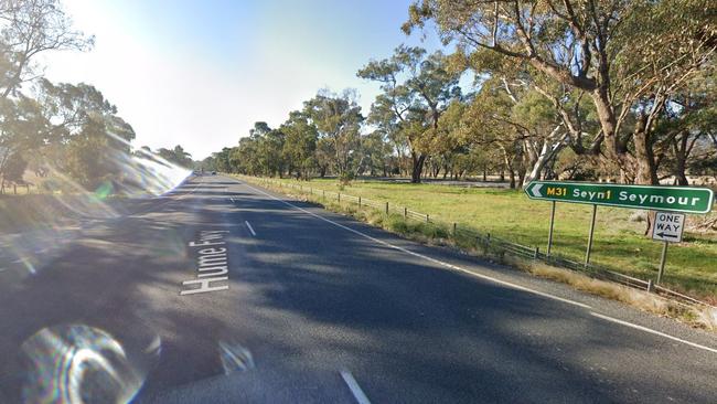 Northbound lanes on the Hume Freeway near Tallarook have been closed on Friday morning after a vehicle crash.