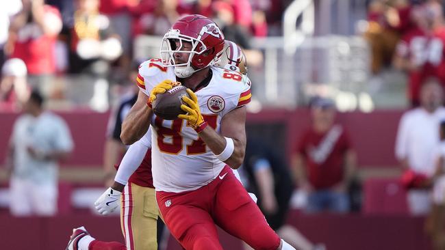 Kelce and the Chiefs have made an unbeaten start to the new campaign. (Photo by Thearon W. Henderson/Getty Images)