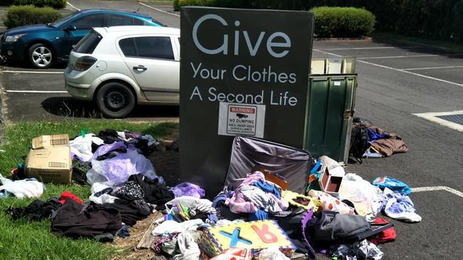 Healesville RSL sub-branch is removing its charity bins after continuous break-ins and rubbish dumping.