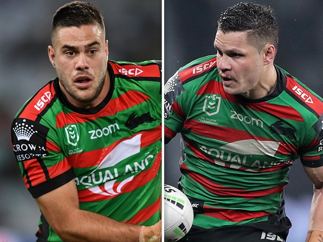 South Sydney pair Corey Allan and James Roberts.