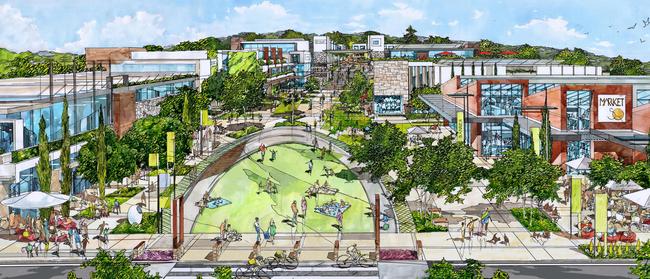 The Morphett Street view of the revised Mount Barker City Centre plans.