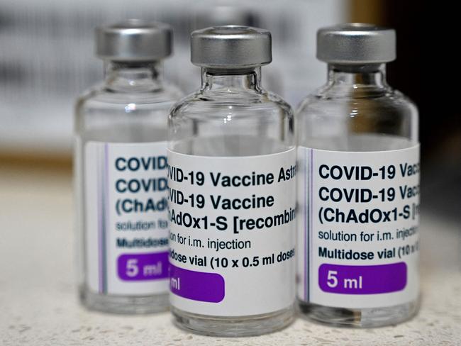 The AstraZeneca vaccine has been linked to 166 cases of blood clots in Australia. Picture: AFP