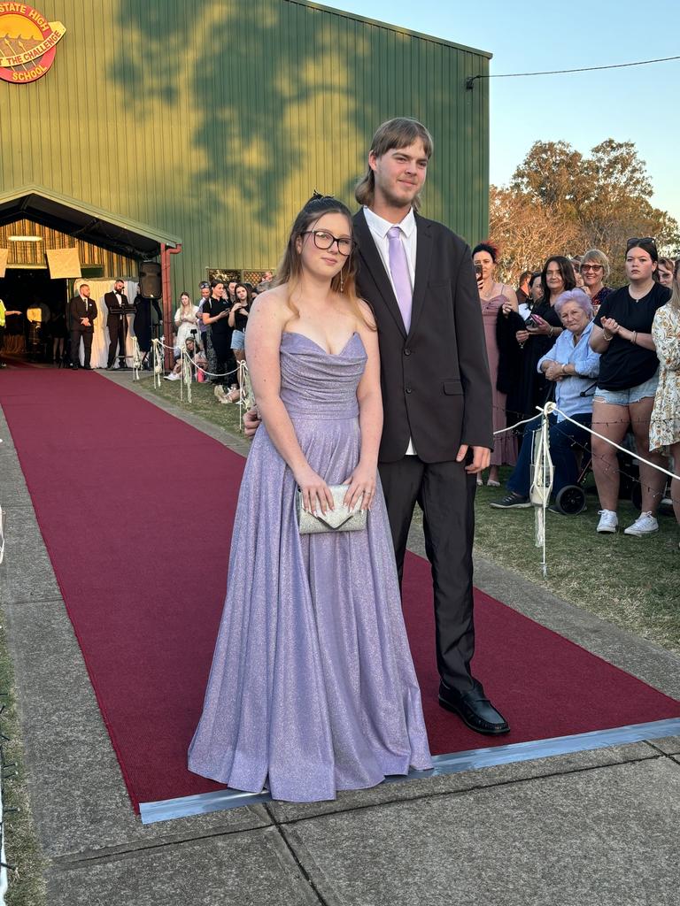 The students of Nanango State High School celebrating their formal.