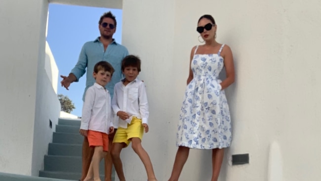 Curtis Stone with his family fell in love with Mykonos.