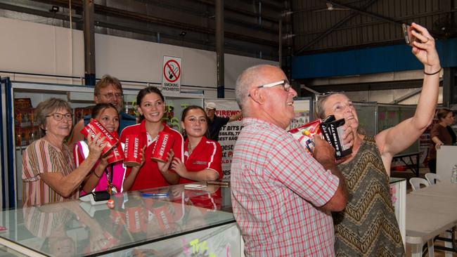 Fireworks Warehouse at Darwin show grounds sale on Territory Day. Picture: Pema Tamang Pakhrin