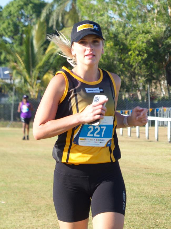 Emma Muscat completes the 5km Run for MI Life. October 17, 2021 Picture: Marty Strecker