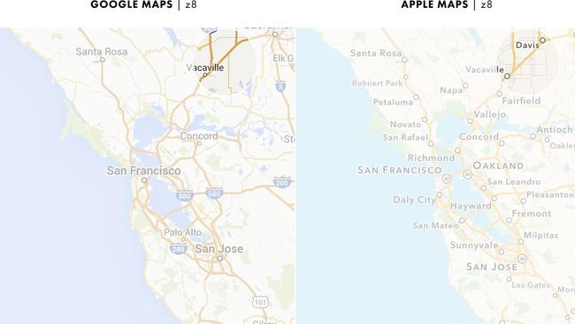 Google Maps vs. Apple Maps: 2016 comparison  — Australia's  leading news site