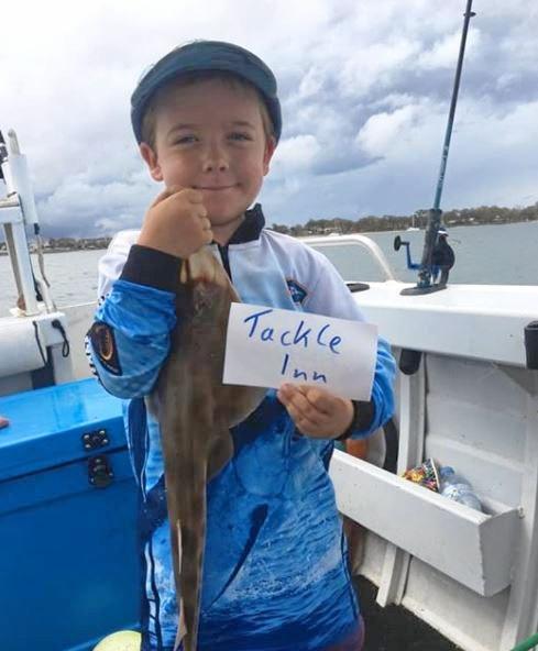 Elimbah boy Julian Hohnen&#39;s love of fishing hasn&#39;t faltered after he spent six hours stranded at sea. Picture: Contributed