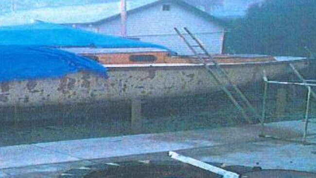 A 41ft yacht bought months before the disappearance by Dale McCauley and a friend staying with him at the time.