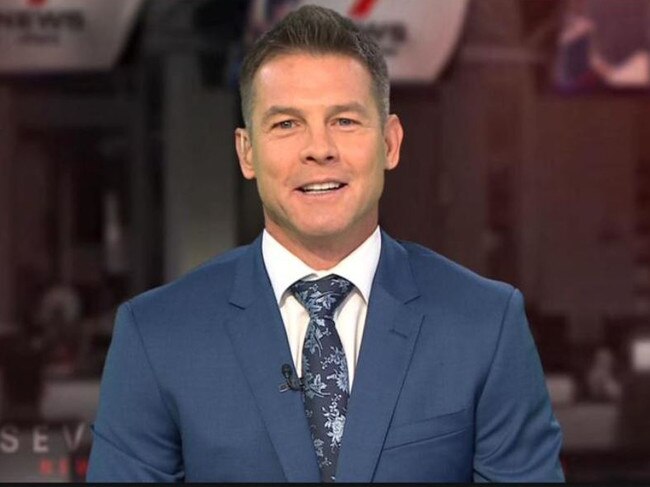 Ben Cousins made is debut on the sports desk for Channel 7 on Monday. Picture: 7NEWS