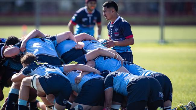 The Academy boys won the top game of the day.