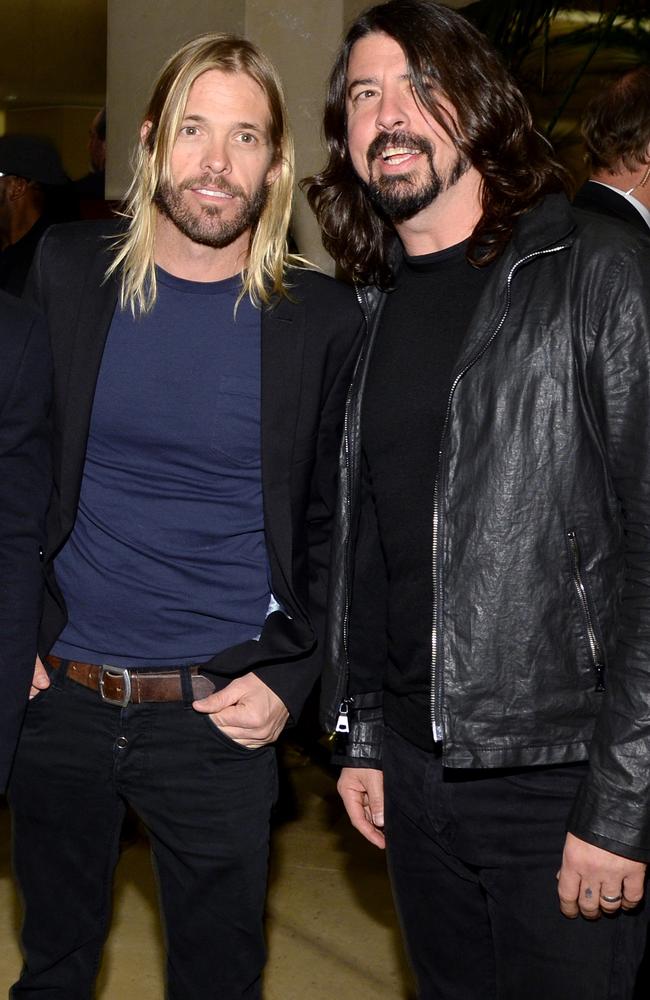 Drummer Taylor Hawkins sadly died last year. Picture: Larry Busacca/Getty Images